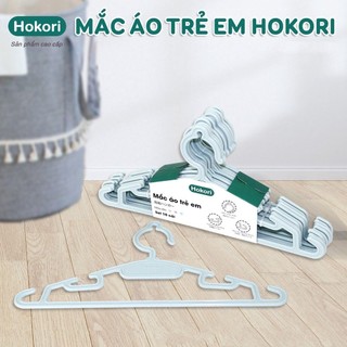 Set 10 Móc Treo Quần Áo Trẻ Em Hokori Cao Cấp Nhựa Việt Nhật 2830