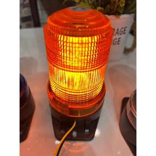 Đèn cảnh báo quay không còi 12v và 24v 4 màu đèn công trường, đế hút nam châm