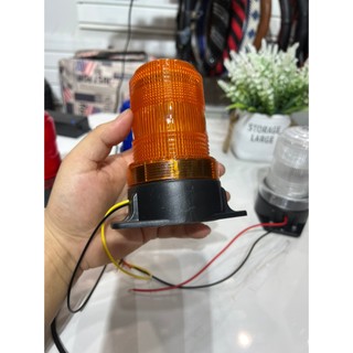 Đèn cảnh báo quay không còi 12v và 24v 4 màu đèn công trường, đế hút nam châm