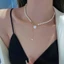 Dây Chuyền Choker Nữ Cao Cấp, Vòng Cổ Ngọc Trai Đính Đá Sang Trọng Dự Tiệc, Phụ Kiện Trang Sức Nữ