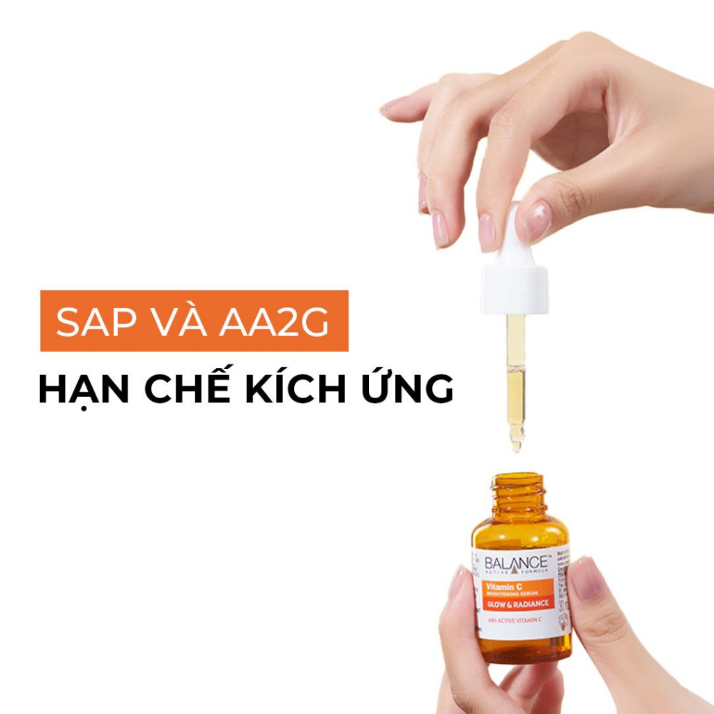 [ Livestream x Balance ] Serum Sáng Da, Mờ Thâm Balance Active Formula Vitamin C 3% Brightening 30ml