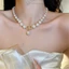 Dây Chuyền Choker Nữ Cao Cấp, Vòng Cổ Ngọc Trai Đính Đá Sang Trọng Dự Tiệc, Phụ Kiện Trang Sức Nữ