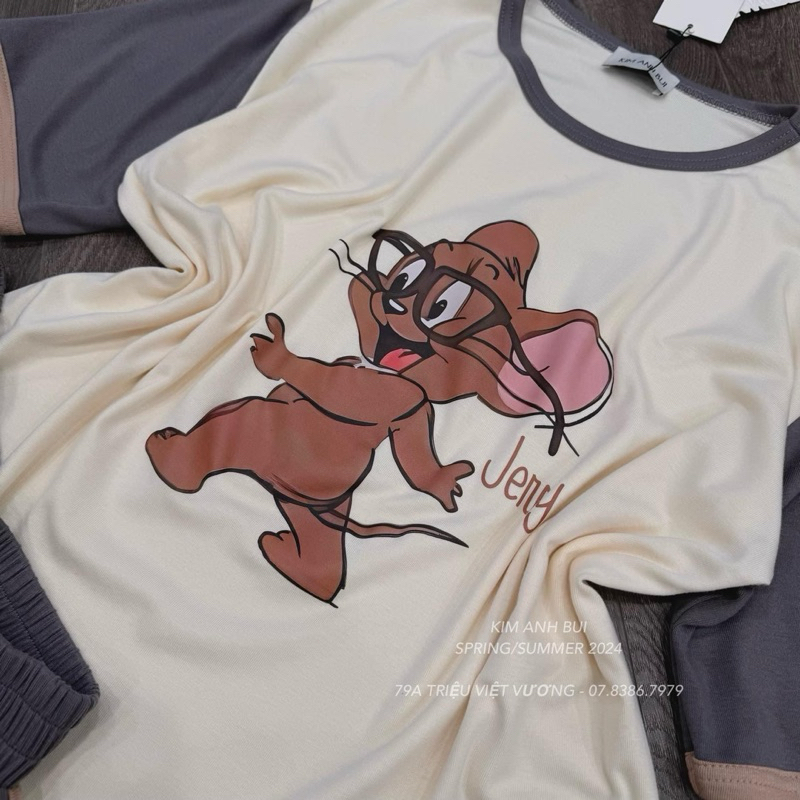 Set Bộ Cotton chuột Jerry  [𝐇à𝐧𝐠 𝐒ẵ𝐧]