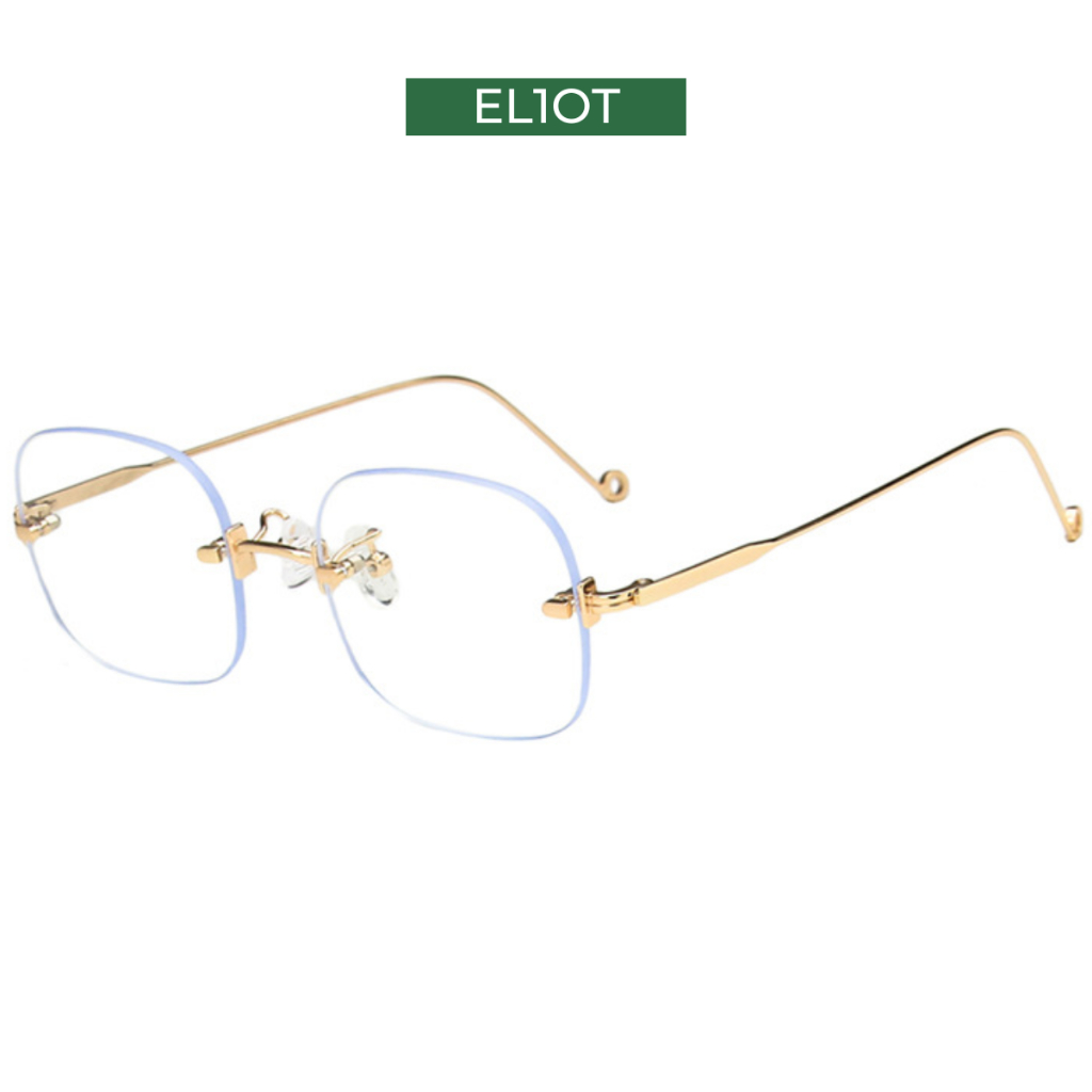 Gọng kính không viền ELIOT EYEWEAR càng kính kim loại chắc chắn thời trang nam nữ 2201