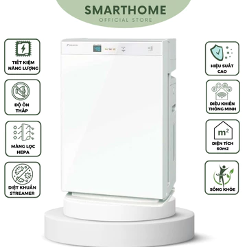 [TẶNG HEPA] MÁY LỌC KHÔNG KHÍ DAIKIN HỘP-INVERTER-TWIN STREAMER - Điện 220V-Lọc bụi PM2.5, Khử mùi,Tạo ẩm-Phòng 50-70m2