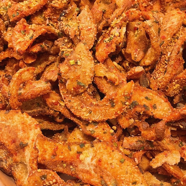 Ba Rọi Chiên Giòn Sốt Mắm Hành -  Ăn Vặt Su Xoắn