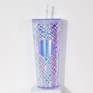 Ly nước Kim Cương 2 lớp chất liệu PP cao cấp BPA Free cách nhiệt 2-3h HICHIBI, tặng ống hút,nút bịt, sticker