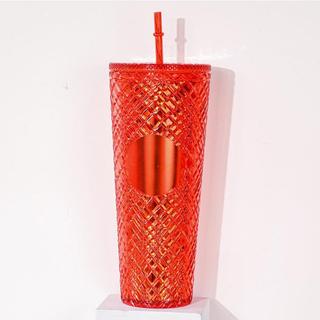 Ly nước Kim Cương 2 lớp chất liệu PP cao cấp BPA Free cách nhiệt 2-3h HICHIBI, tặng ống hút,nút bịt, sticker
