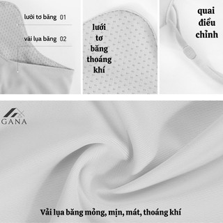 Khẩu trang che trán chống 99% tia UV, hai lớp chống nắng UPF 50+ Che Trán - TÚI ZIP KÍN MẶT
