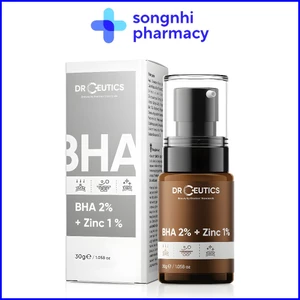 BHA DrCeutics BHA 2% + ZinC 1% - DrCeutics BHA 2% - Serum Giảm Mụn Và Giảm Tiết Dầu cho da mụn