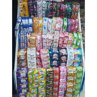 (10dây )dầu gội sunsilk, clear, xmen, romano, enchanteaur, e100, palmolive, thái dương, dove , xã comfor downy dây