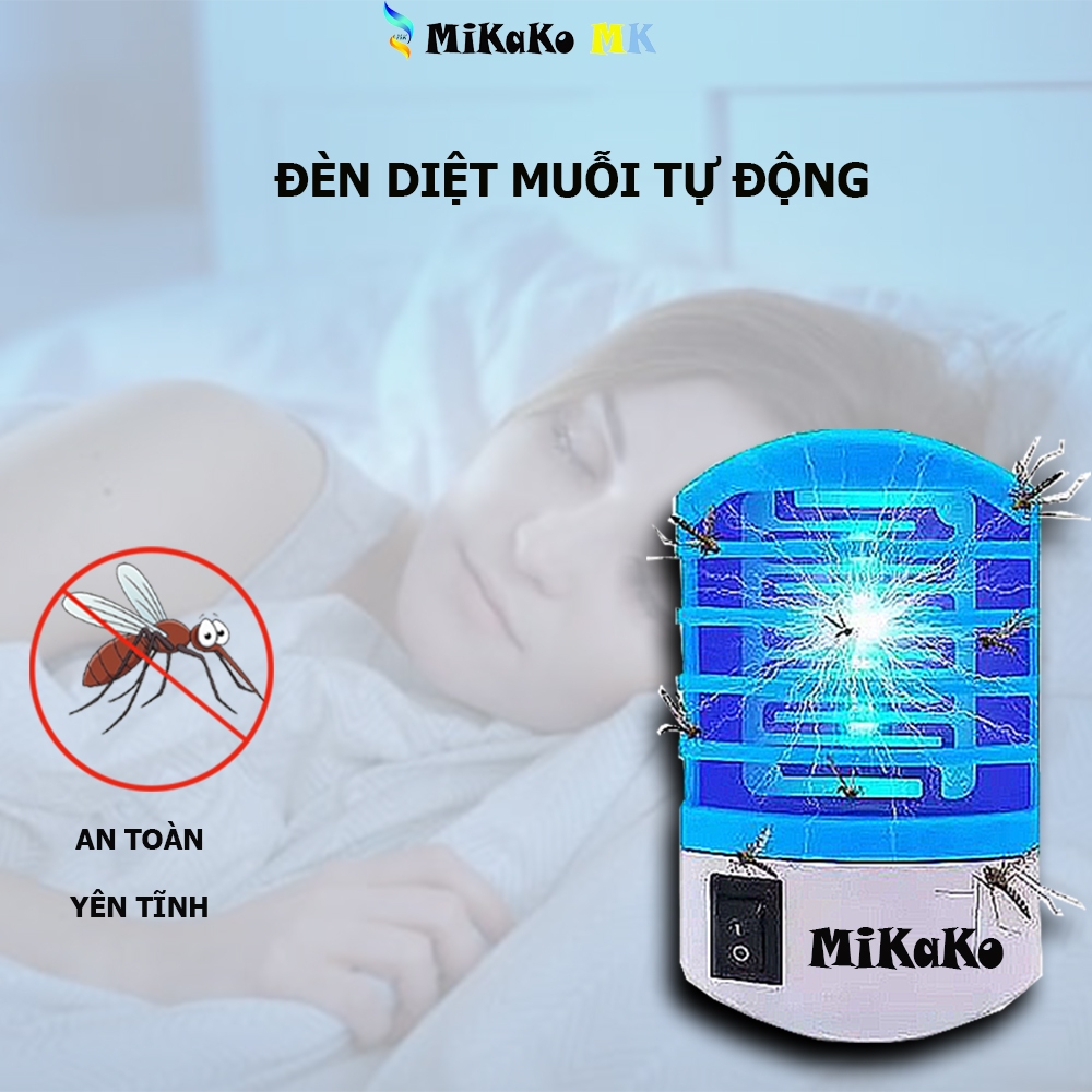 Đèn Diệt Muỗi Thông Minh, Đèn Bắt Muỗi Gắn Tường MiKaKo