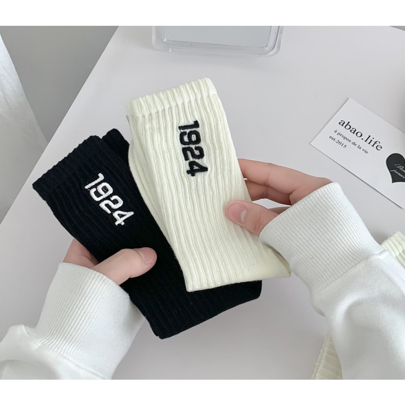 Vớ Tất cổ cao 1924 Unisex phong cách thể thao, trẻ trung và năng động