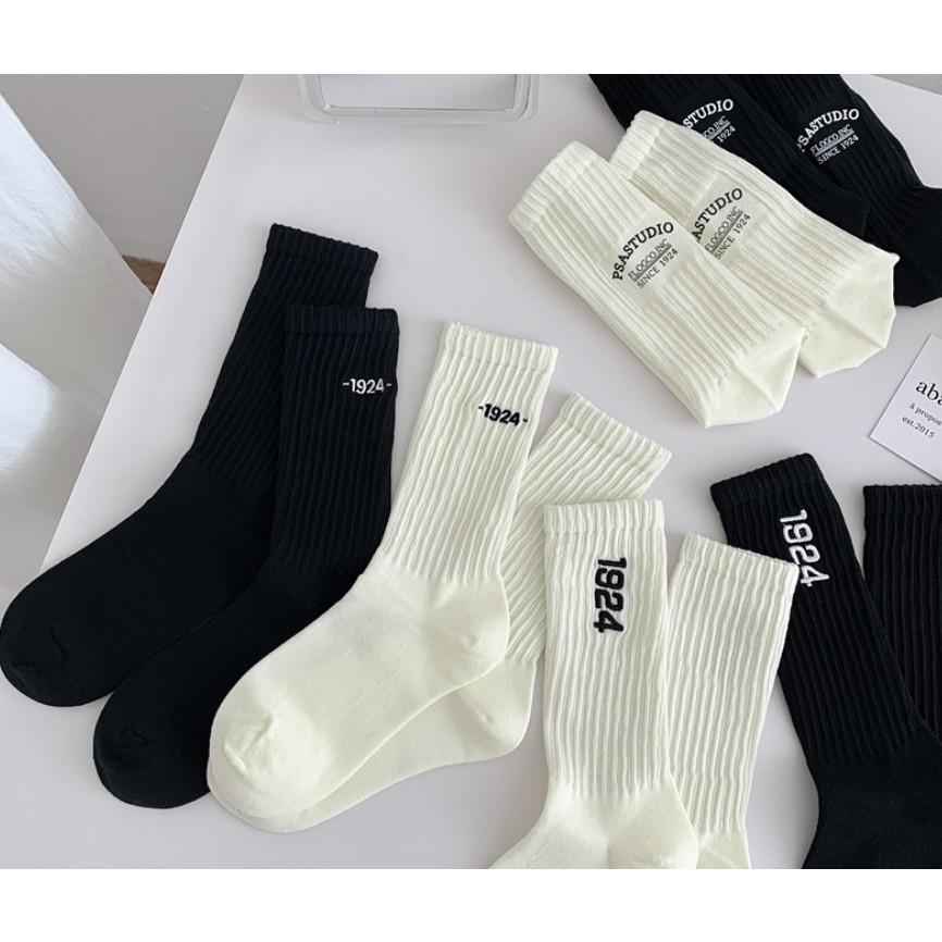 Vớ Tất cổ cao 1924 Unisex phong cách thể thao, trẻ trung và năng động