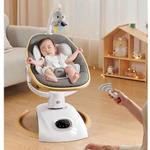 Nôi rung ru ngủ bằng điện tự động 2in1 Kidilo ngả lưng 3 tư thế, nằm 175 độ, với 6 kiểu đưa nôi, Bluetooth phát nhạc — ảnh 2