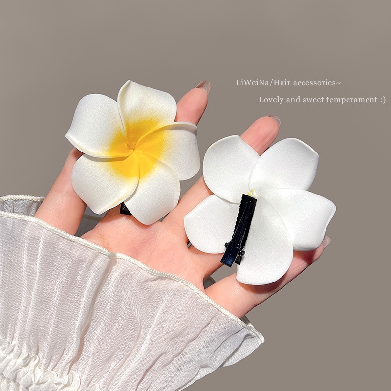 Kẹp Tóc Hình Hoa  Thanh Lịch Thời Trang Hè Phong Cách Hàn Quốc Cho Nữ