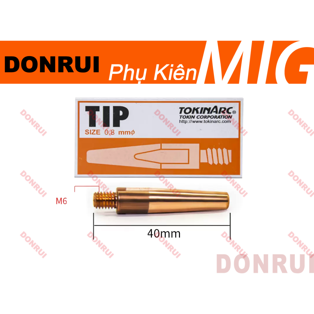 BÉC HÀN MIG M6*40mm Robot Tokinarc Phụ Kiện Mỏ Hàn Tokinarc Japan MJ ...