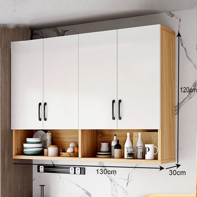 Tủ bếp treo tường gỗ nhập khẩu công cao cấp dễ dàng lắp ráp tủ bếp treo  tường mini đa năng D120xR30xC80cm | Shopee Việt Nam