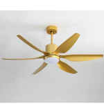 Quạt Trần 6 Cánh ABS [LOẠI ĐẶC BIỆT CÓ DÂY CÁP +CHỐT KHÓA] Cánh 1m47 Và 1m67 Điều Khiển 6 Cấp Độ Gió, 3 Chế Độ Ánh Sáng — ảnh 5