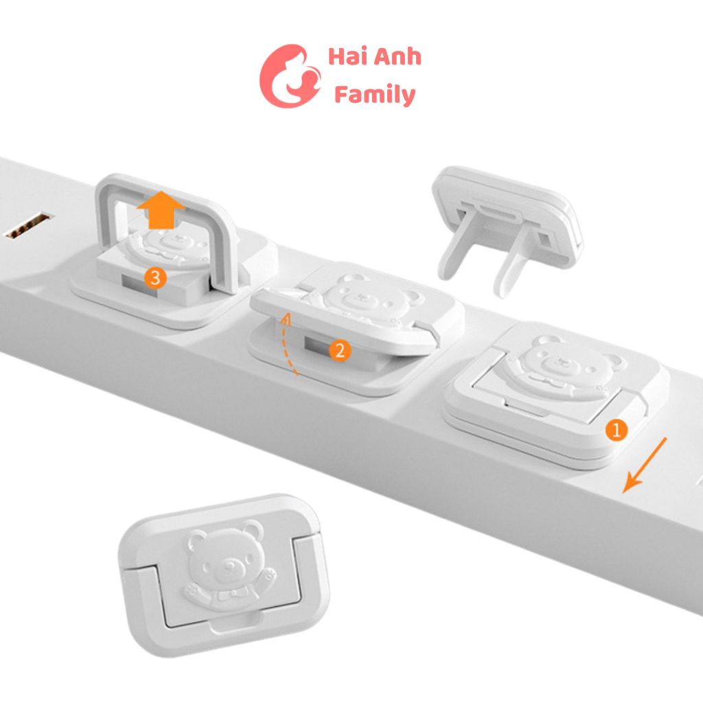 Nút bịt ổ điện chống giật, an toàn cho bé (5 cái) - 1
