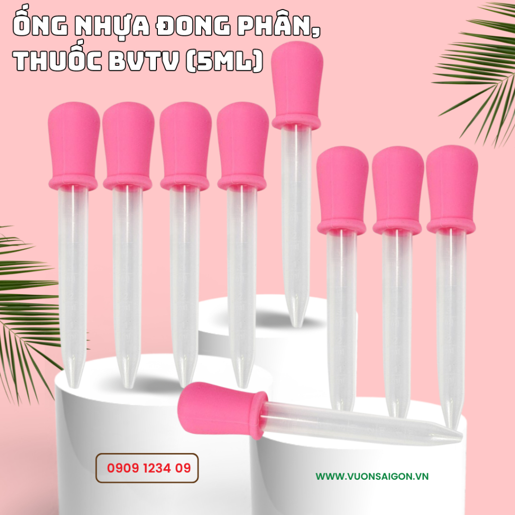 Ống nhựa đong phân, thuốc BVTV (5ml) 4