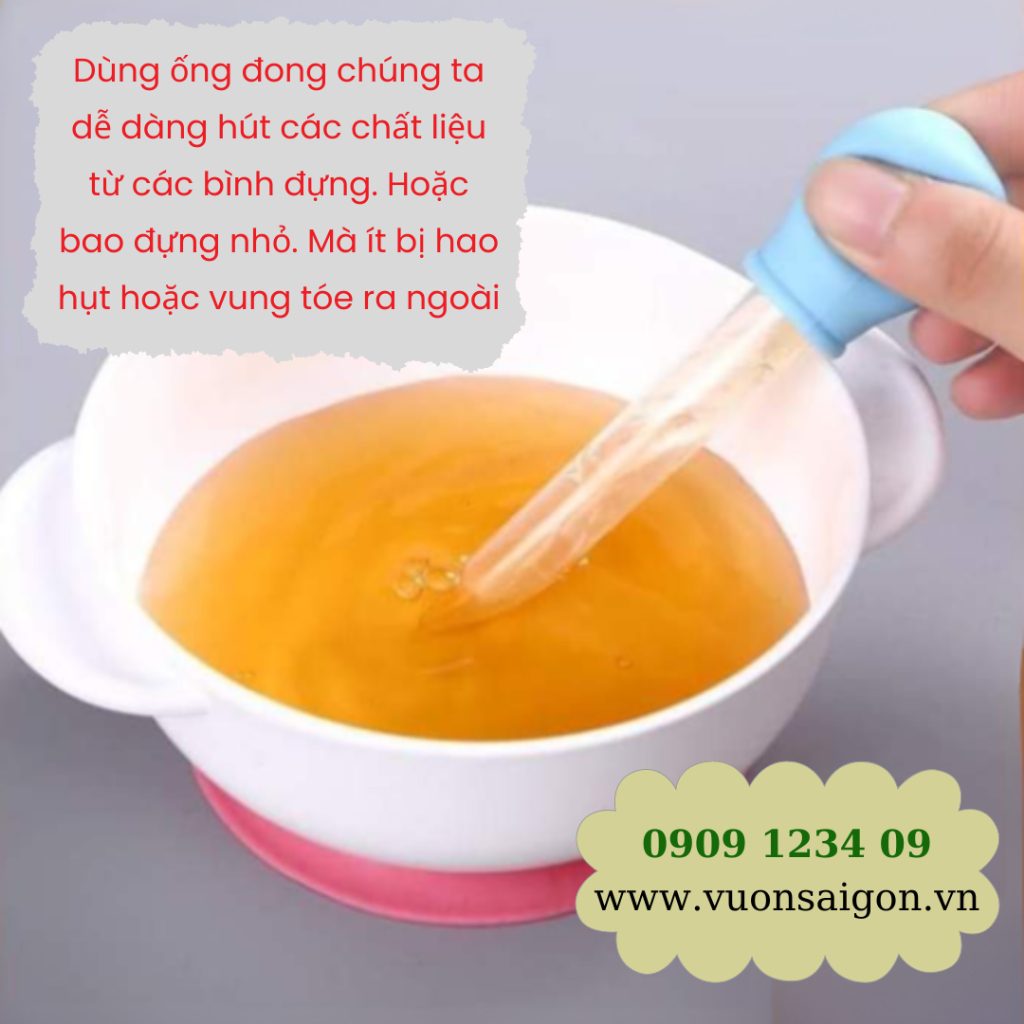 Ống nhựa đong phân, thuốc BVTV (5ml) 3