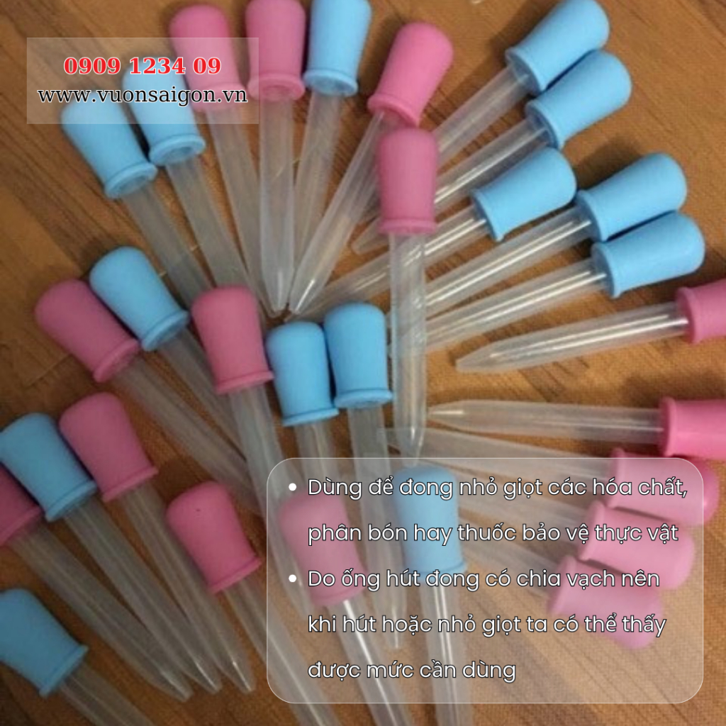 Ống nhựa đong phân, thuốc BVTV (5ml) 1