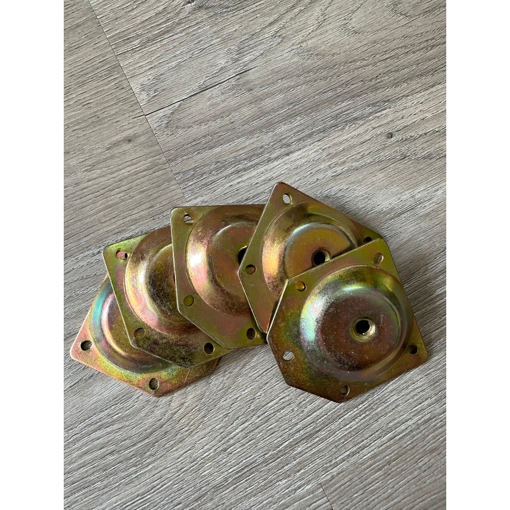 pad sắt dùng cho chân gỗ cấy ốc M8, pad sắt chân gỗ cao su, gỗ thông, chân bàn, chân tủ NHU Y DECOR
