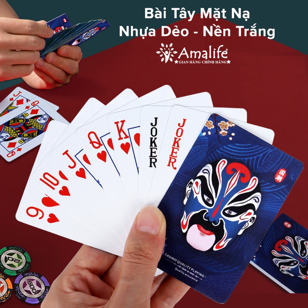 Đánh Giá Bài Tây Mặt Nạ Nhựa Dẻo Amalife: Chống Thấm, Chống Gấp, Cực Ngầu!