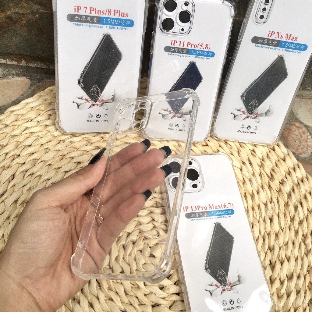 Ốp chống sốc, dẻo đen TPU iPhone 6/6s, 6Plus/6sPlus, 7/8, 7Plus/8Plus/, X,Xs, XR, XSMax, 11, 11Pro,....
