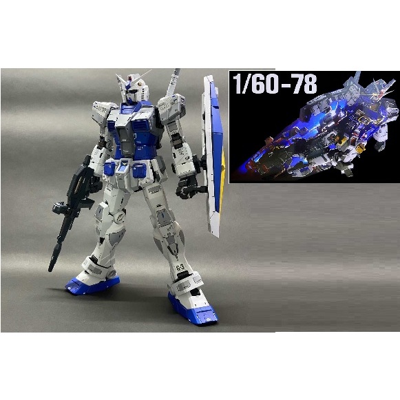 Mô Hình Lắp Ráp PG 1/60 UNLEASHED RX-78-2 G3 COLOR VER DB