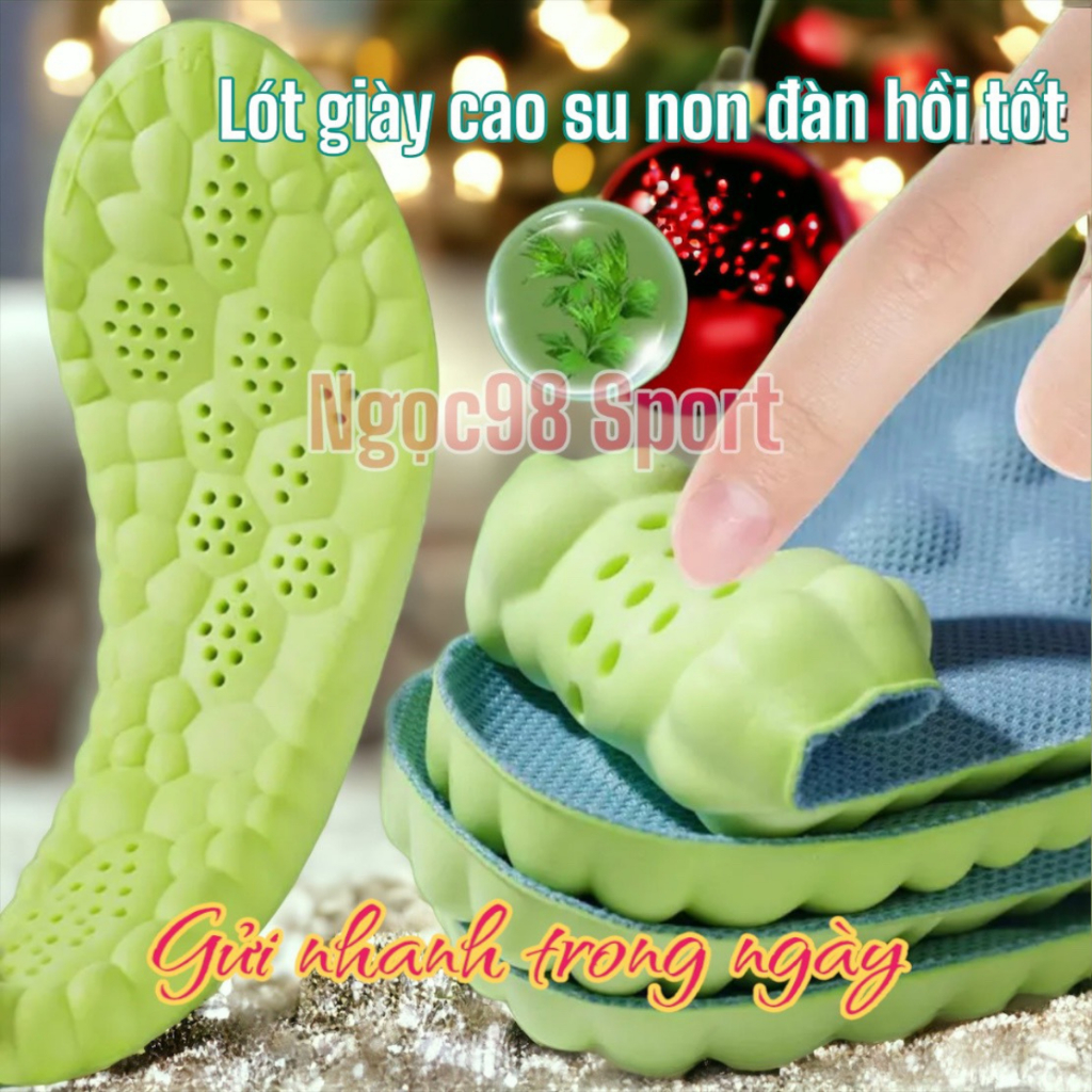 Lót giày cao su non chuẩn 4D, lót giày thể thao,giày lao động,lót giày bộ đội,nhẹ êm thoáng