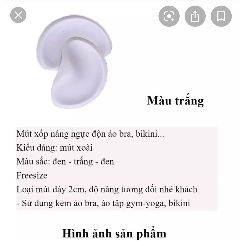 MÚT ĐỘN XOÀI ĐA NĂNG,GIÚP NÂNG V1 BIKIBI 003 MÚT DẦY ( 1 cặp )