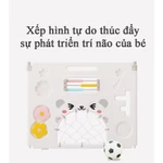 Quây cũi cầu trượt cho bé, Quây bóng gấp gọn, Cầu trượt xích đu đa năng cho bé tích hợp bóng đá bóng rổ nhà phao — ảnh 8