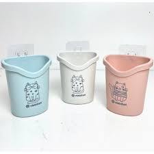 Cốc dán tường đựng bàn chải,Kem đánh răng có lỗ thoát nước Việt Nhật 6370