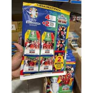 Túi Chứa Gói Thẻ Topps Match Attax Euro 2024 ( 34 Thẻ )