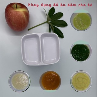 Combo 10 Bát Nước Chấm 2 Ngăn, Đĩa Chấm Nhựa Nhỏ Gọn Tiện Lợi Cho Gia Đình, Nhà Hàng 1205