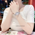 Đồng hồ nữ chính hãng dây thép Royal Crown 2606 chống nước, đính đá cao cấp, đeo tay đẹp, sang chảnh — ảnh 4