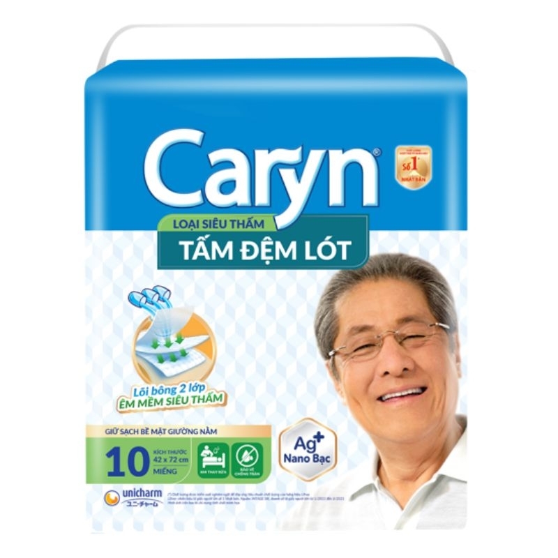 1 gói Tấm lót caryn 10 miếng (42*72cm