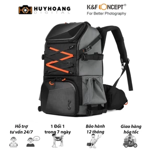 Balo máy ảnh K&F CONCEPT KF13.107 - 2 ngăn đựng máy ảnh 2 ngăn laptop 17inch thể tích 32l