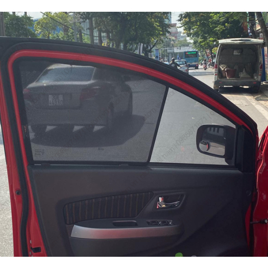 Rèm che nắng ô tô Toyota Wigo 2018-2026, Che nắng hút nam châm theo xe, chống nóng,bộ 4 cánh. Hàng tốt