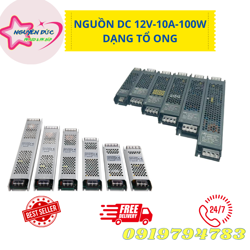 NGUỒN DC 12V-10A-120W DẠNG TỔ ONG | Shopee Việt Nam