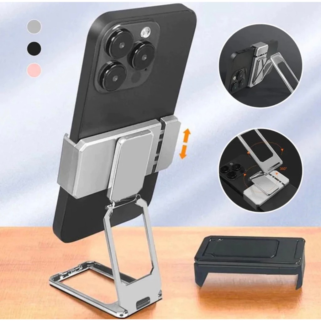 Giá đỡ điện thoại bằng thép không gỉ, nhỏ gọn