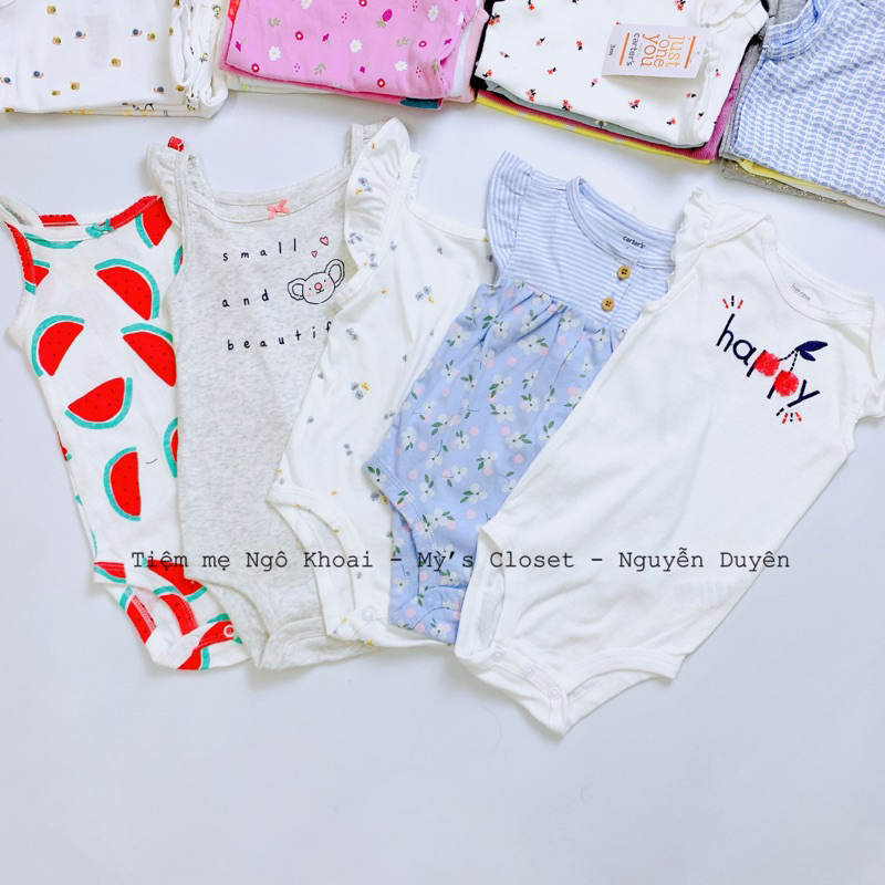 [MD17] 12/18M- 18/24M body suit hai dây, cánh tiên, ba lỗ cho bé yêu chất liệu coton mềm mát