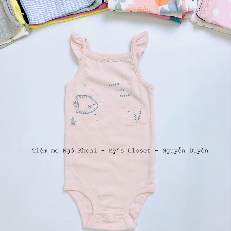 [MD17] 12/18M- 18/24M body suit hai dây, cánh tiên, ba lỗ cho bé yêu chất liệu coton mềm mát