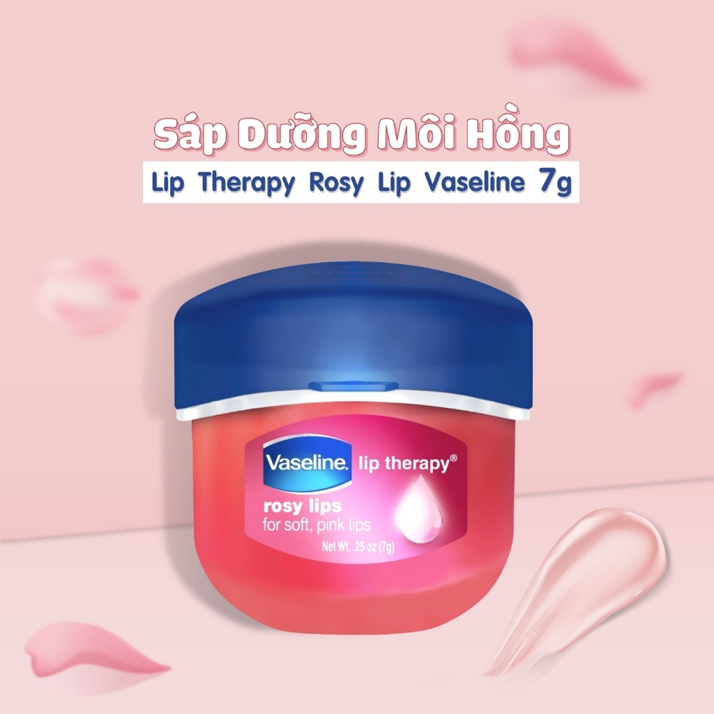 Ảnh Sáp Dưỡng Môi Cấp Ẩm, Mềm Mịn, Chống Khô Và Nứt Nẻ Vaseline Lip Care 7g 3