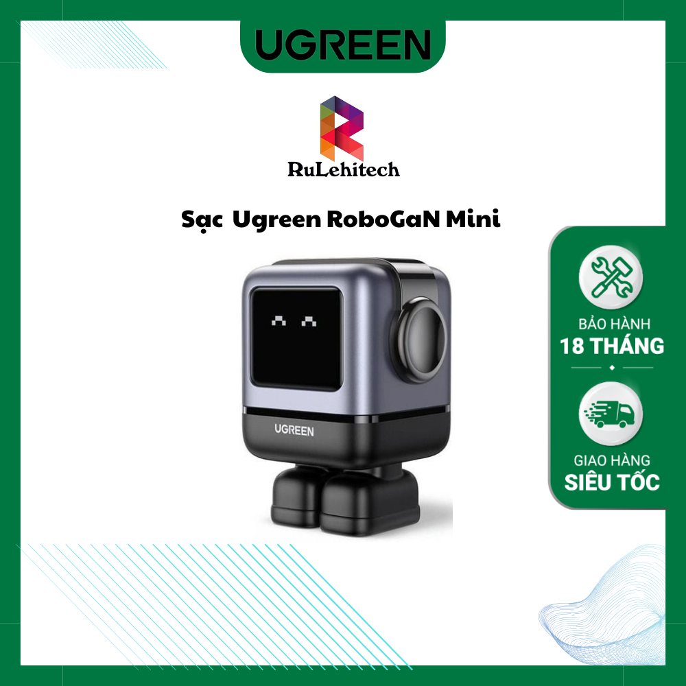 Sạc Ugreen RoboGaN Mini 30W/65W (Đen/Tím) | Shopee Việt Nam