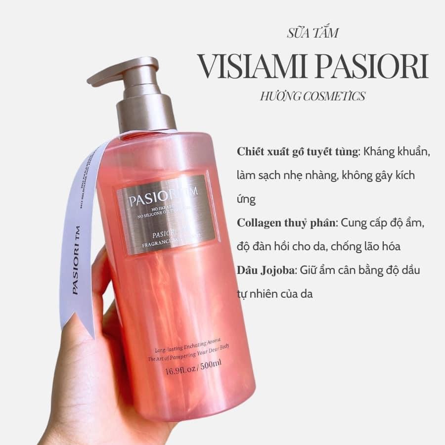 Sữa tắm Nước hoa Pasiori trắng da, giúp da mềm mịn 500ml