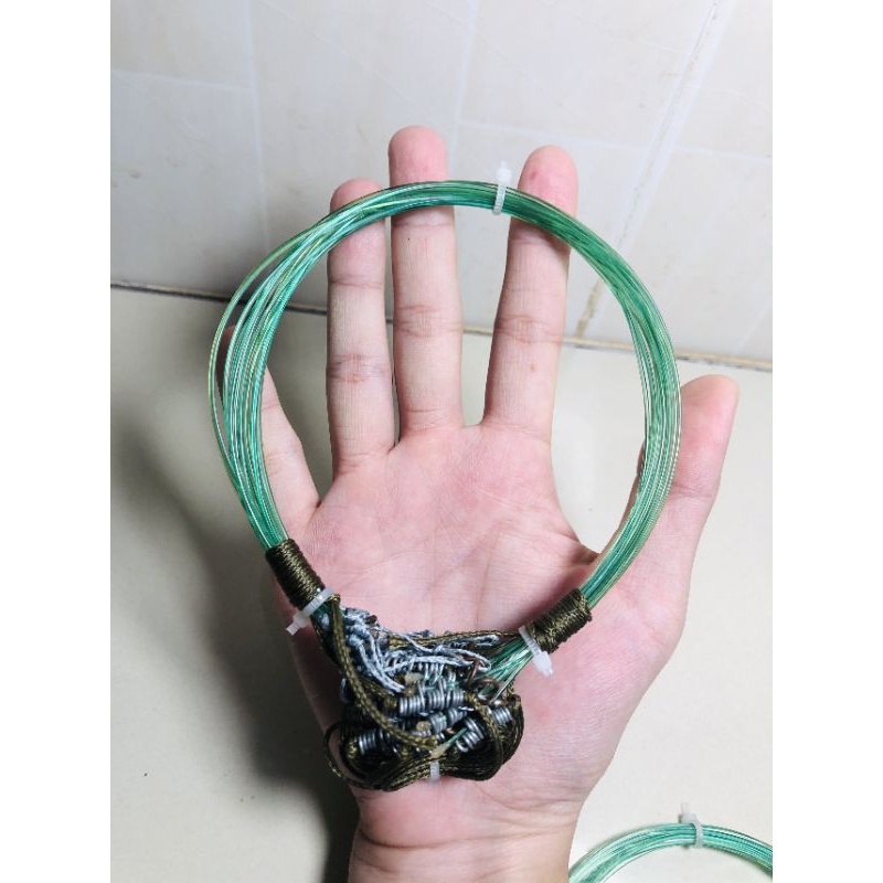 Thòng dây bẫy quốc, bịp, đa đa chống xoắn 1 bộ 20 vòng