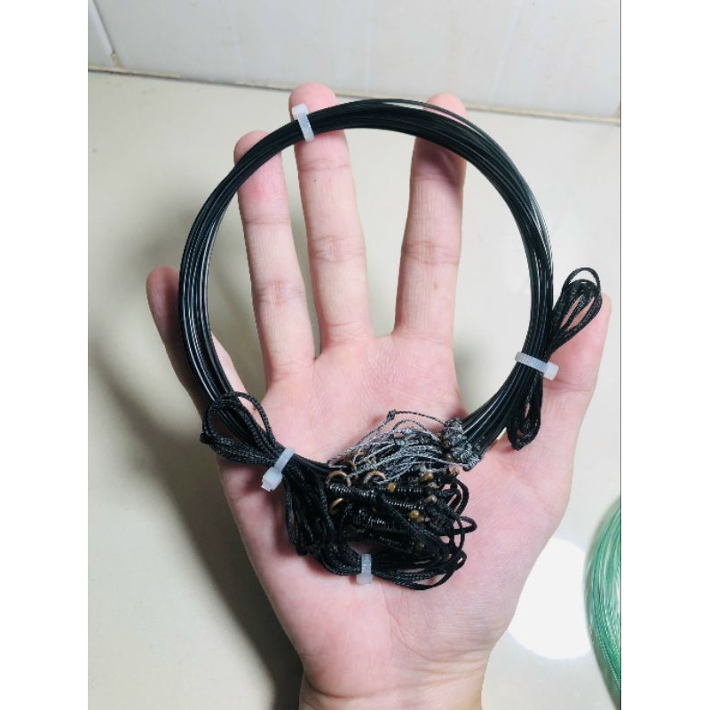 Thòng dây bẫy quốc, bịp, đa đa chống xoắn 1 bộ 20 vòng